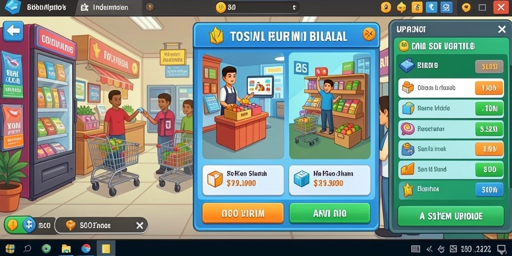 Tampilan menu utama yang intuitif dan mudah dipahami.