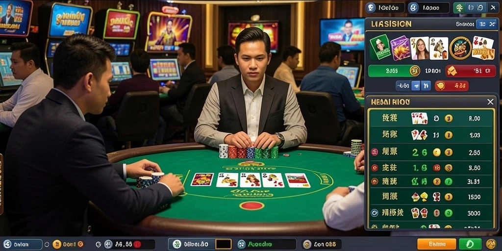 Tangkapan layar menampilkan karakter utama dalam aksi melawan monster.
