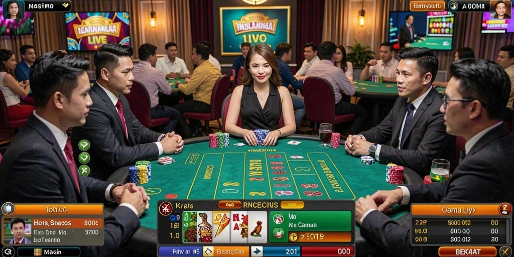 Tampilan menu awal yang memukau dan mudah dinavigasi.