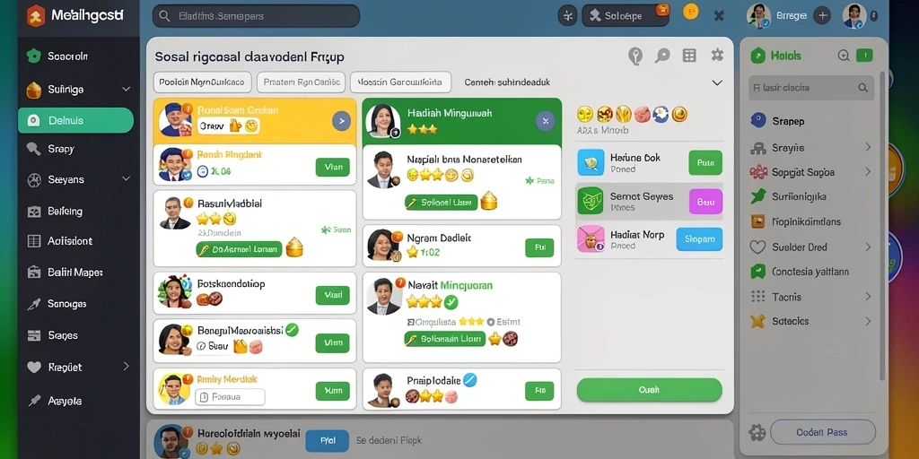 Tampilan antarmuka yang user-friendly dan mudah dimengerti.