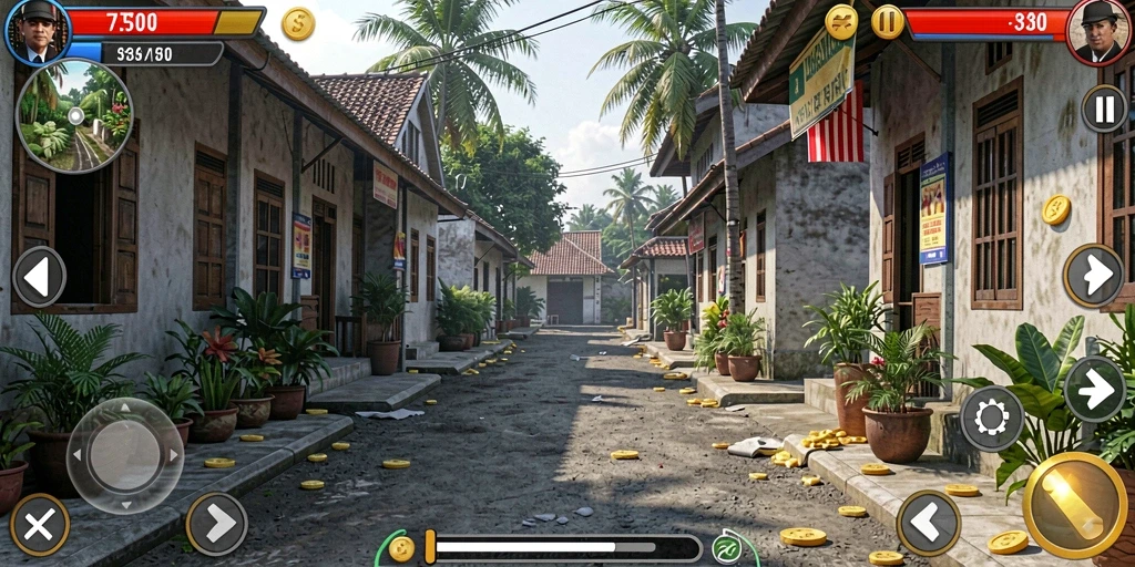 Tampilan antarmuka main yang menarik dan intuitif.