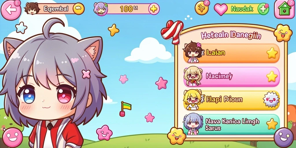 Screenshot menunjukkan karakter utama dalam aksi.