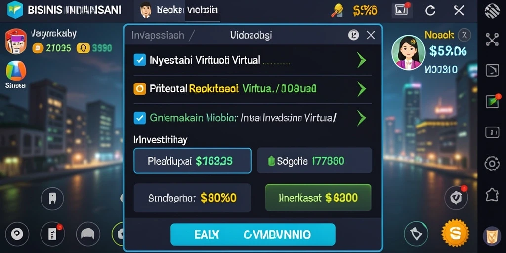 Tampilan awal permainan yang menarik perhatian.