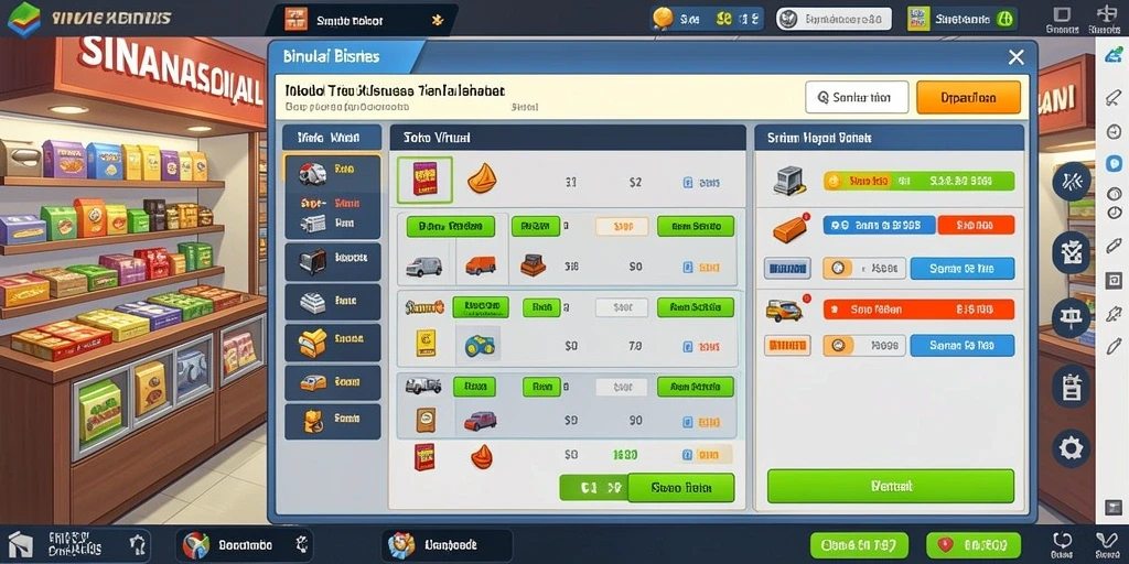Tampilan awal game yang menarik dan intuitif.