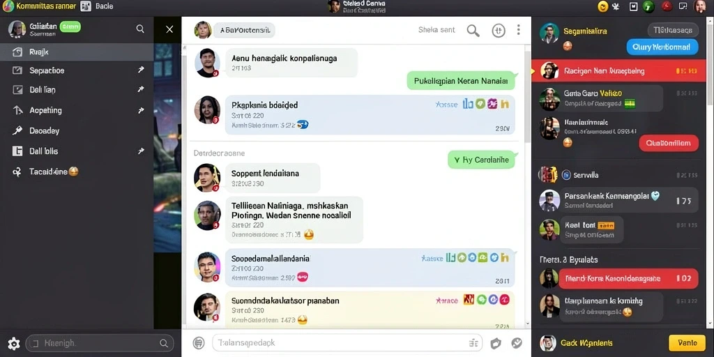Tangkapan layar menunjukkan karakter utama dalam perjalanan petualangan.