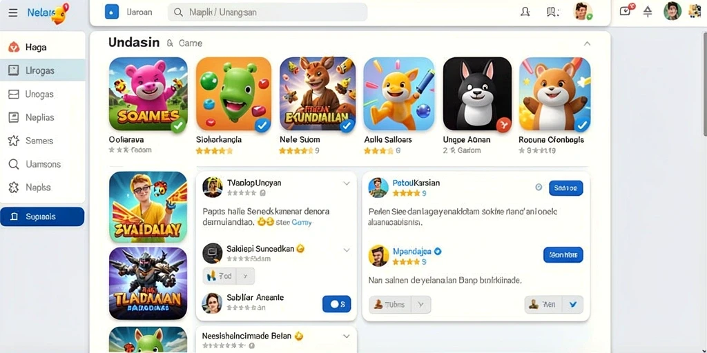 Tampilan awal yang menarik dengan karakter ikonik.