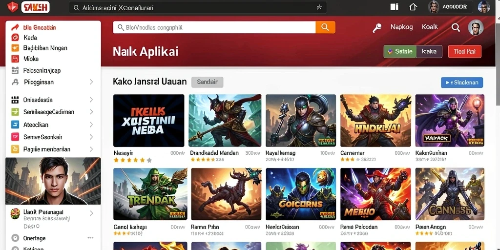 Tampilan antar muka yang user-friendly dan intuitif.