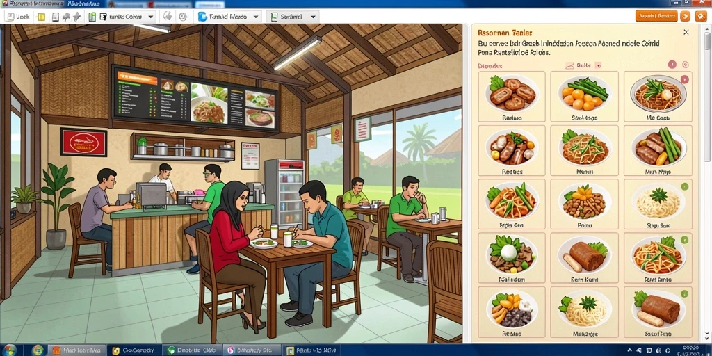 Tampilan awal yang menarik dan mudah dinavigasi.